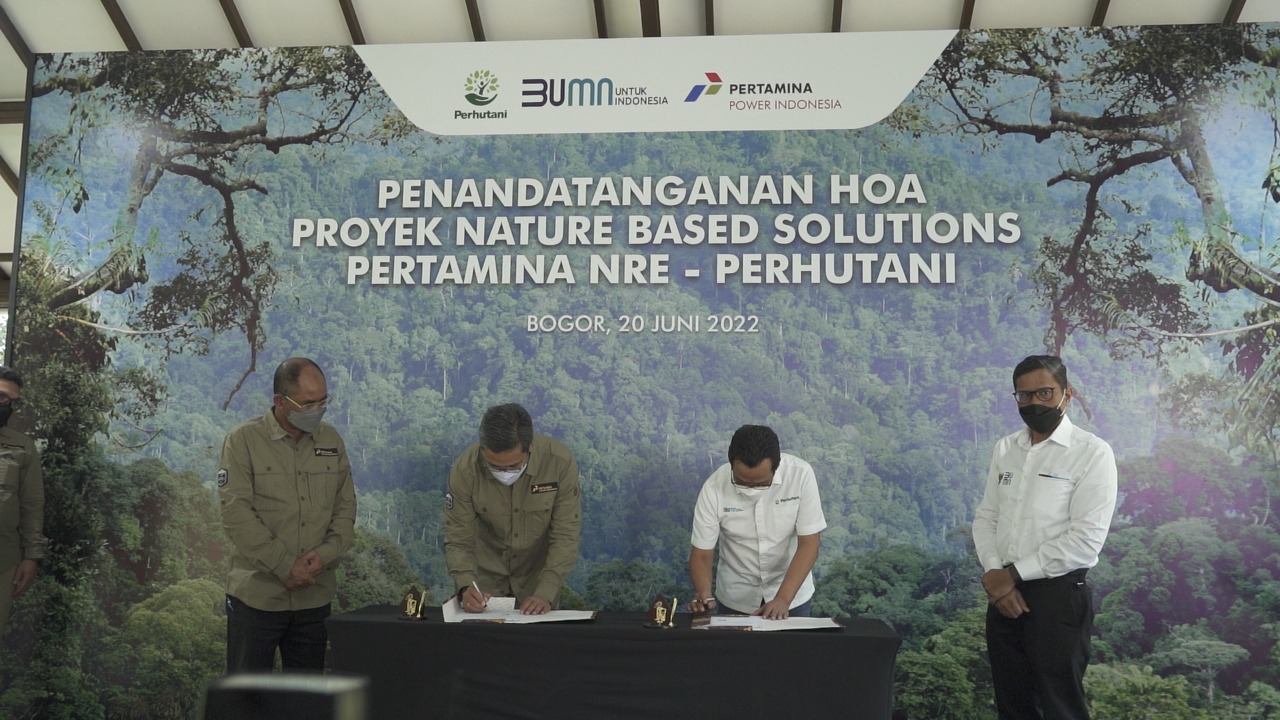 Pertamina NRE Dan Perhutani Tandatangani Program Nature Based Solutions ...