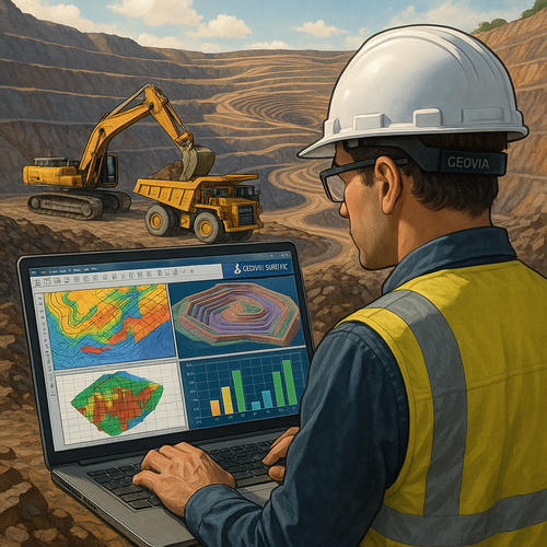 Manfaat Menggunakan GEOVIA Surpac untuk Industri Pertambangan
